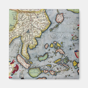 Íman Mapa   India do vintage a Nova Guiné