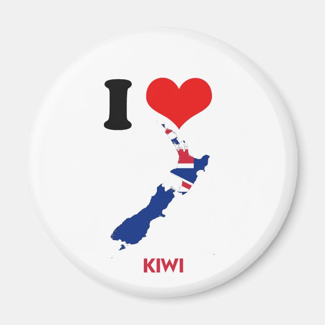 ÍMAN MAPA KIWI (Frente)