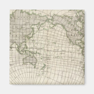 Íman Mapa Magnético do Mundo