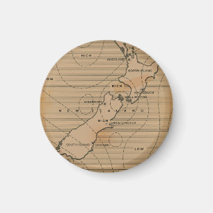 Íman Mapa meteorológico da Nova Zelândia