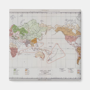Íman Mapa mostrando as línguas do mundo