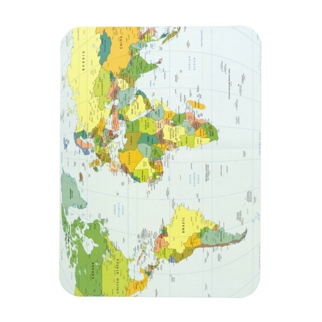 Íman mapa+mundo+globo+país+atlas (Vertical)