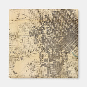 Íman Mapa oficial do Guia Bancroft em São Francisco