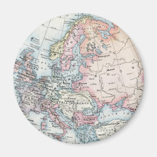 Íman Mapa Político da Europa (1916)