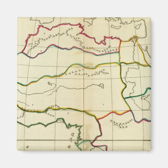 Íman Mapa simples África (Frente)