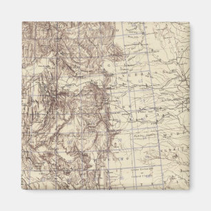 Íman Mapa Topográfico do Rio Mississippi