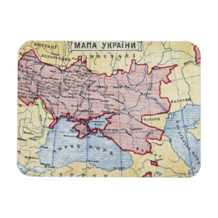 Íman MAPA: UCRÂNIA, c1906