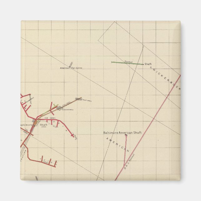 Íman Mapas Comstock Número VIX (Frente)