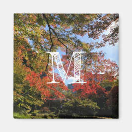 Íman Mapeamentos Vermelhos no Jardim Japonês