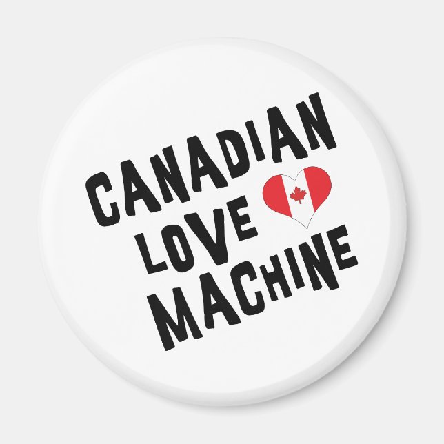 Íman Máquina de Amor Canadense (Frente)