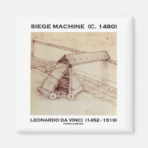 Íman Máquina de Cerco (C. 1480) Leonardo da Vinci