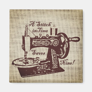 Íman Máquina de costura rustica 