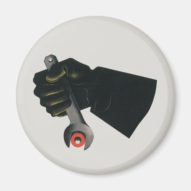 Íman Máquina de Fábrica de Manufatura de Negócios Antig (Frente)