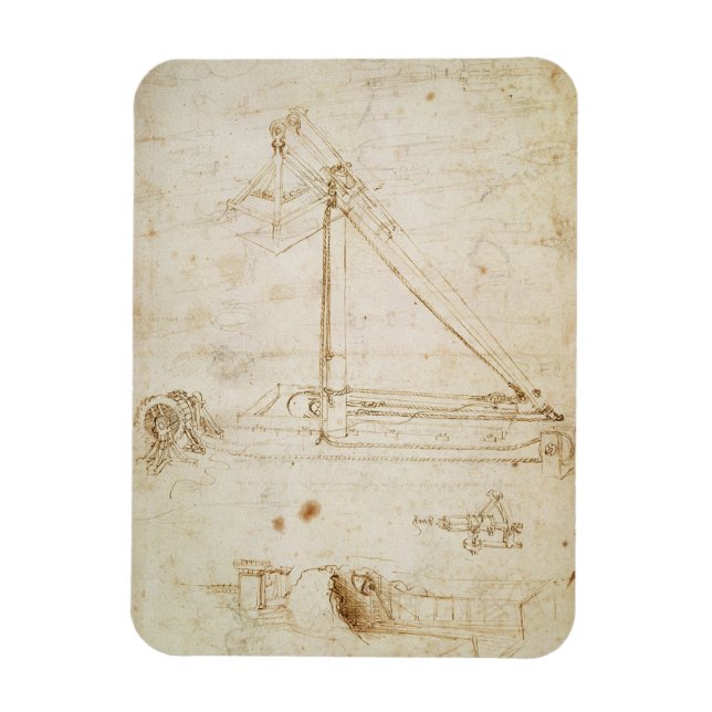 Íman Máquina de guerra (lápis no papel) (Vertical)