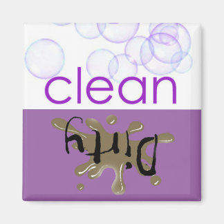 Íman Máquina de lavar louça - Está limpa ou suja?