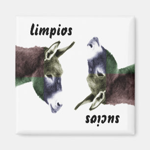 Íman Máquina de lavar louça limpa do Burro ou suja