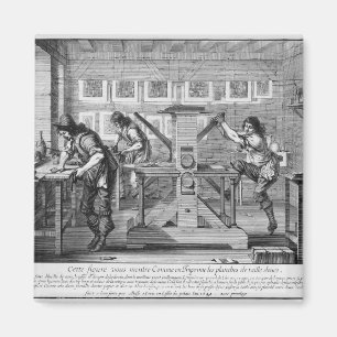 Íman Máquina impressora francesa, 1642