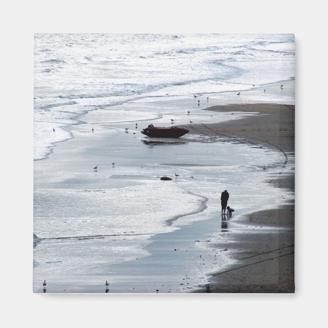 Íman Mar a caminho da costa ao anoitecer (Frente)