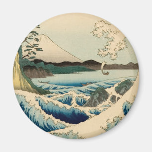 Íman Mar de Arte Japonês de Satta Hiroshige Impressão
