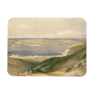 Íman Mar de Galilee ou de Genezareth, olhando para a