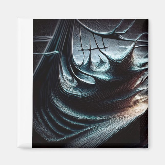 Íman Mar Negro Chaótico Varrido Pelos Ventos De Tempest (Frente)