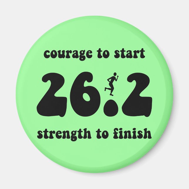 Íman Maratona inspiradora (Frente)