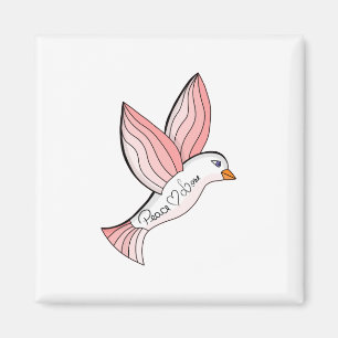 Íman Maravilhosa Dove da Paz e do Amor
