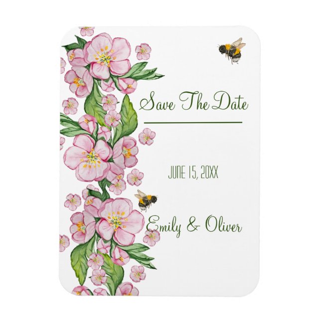 Íman Maravilhosas flores e е de macieiras (Vertical)