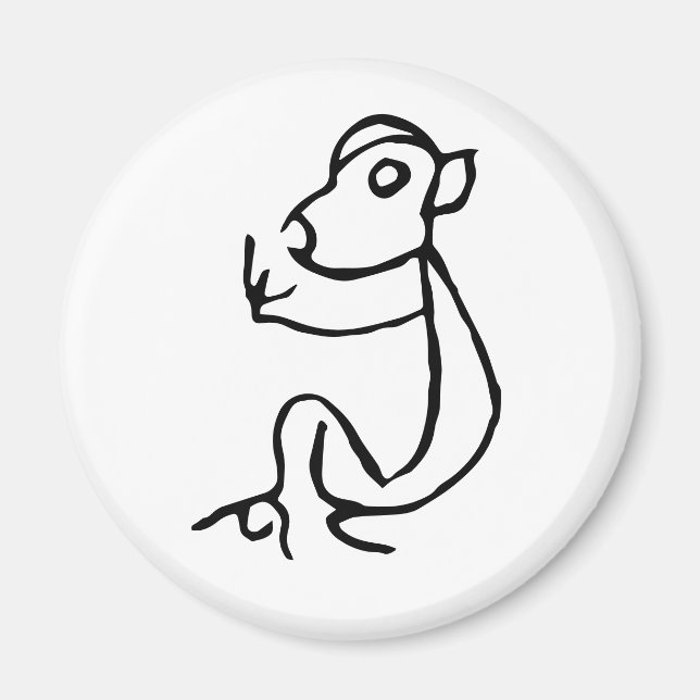 Íman Maravilhoso Chinês Zodiac-Monkey#001- (Frente)