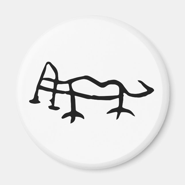 Íman Maravilhoso chinês Zodiac-Tiger-#001- (Frente)