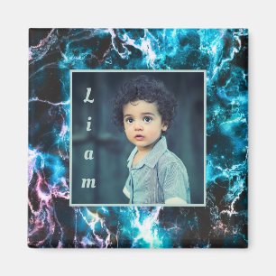 Íman Marble Azul