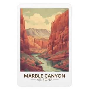 Íman Marble Canyon Arizona Art Vintage