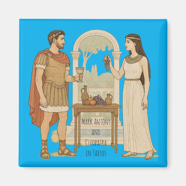 Íman Marc Antony e Cleópatra em Tarsos (Frente)