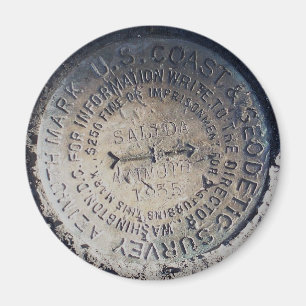 Íman Marca da avaliação de 1935 azimutes
