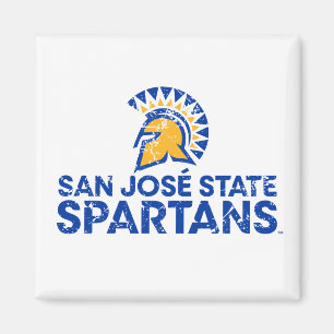 Íman Marca de palavras do logotipo Spartans do estado d