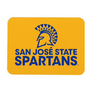 Íman Marca de palavras do logotipo Spartans do estado d