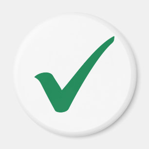 Íman Marca de verificação verde