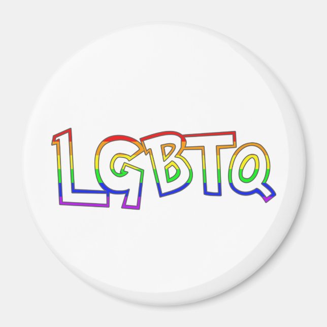Íman Marca LGBTQ | Orgulho LGBTQ+ (Frente)