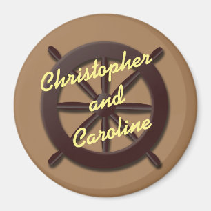 Íman Marcador da porta do Stateroom da roda de boi