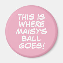 Marcador de Bola de Golfe Rosa com Mensagem Engraç
