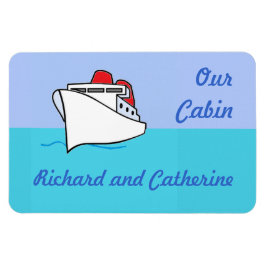 Íman Marcador de porta Stateroom Personalizado de Cruza