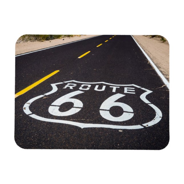 Íman Marcador de rodovia Route 66, Arizona (Horizontal)
