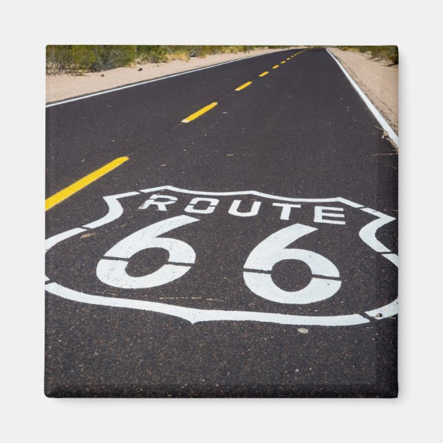 Íman Marcador de rodovia Route 66, Arizona (Frente)