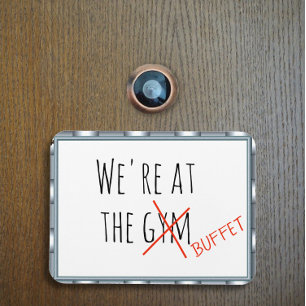 Íman Marcador Engraçado Da Porta Do Cruzeiro No Buffet 