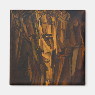 Íman Marcel Duchamp Sad Young Man on a Train