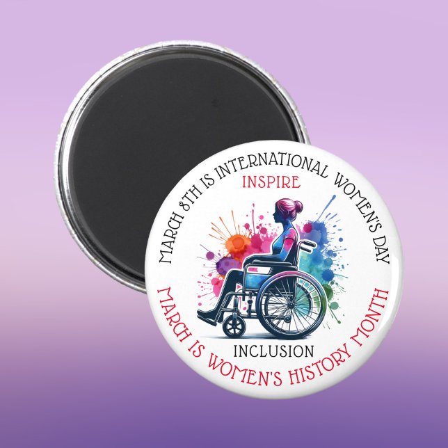 Íman Marcha é História das Mulheres Mês Inspire Inclusã (Criador carregado)