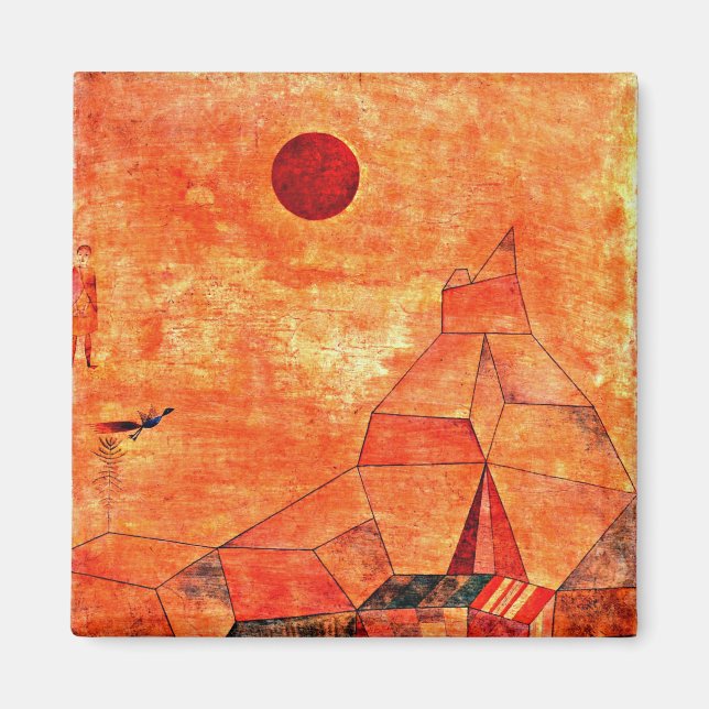 Íman Marchen, popular pintura de Paul Klee (Frente)