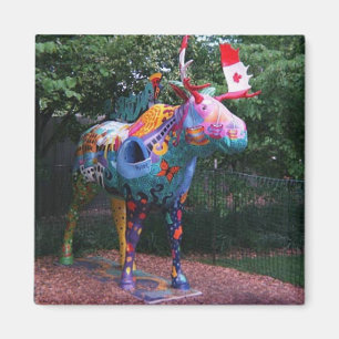 Íman Março da arte de Chicago dos alces