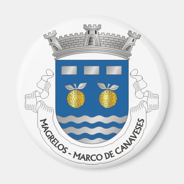 Íman Marco de Canaveses/Imã de geladeira Magrelos (Frente)