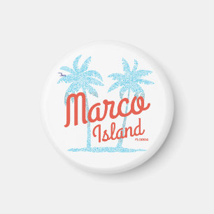 Íman Marco Island Florida Vacation USA Vintage Retro